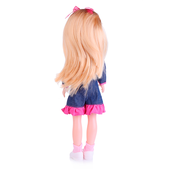 Кукла 5411 "Сонечка" озвученная с повязкой на голове, на батарейках, в пакете