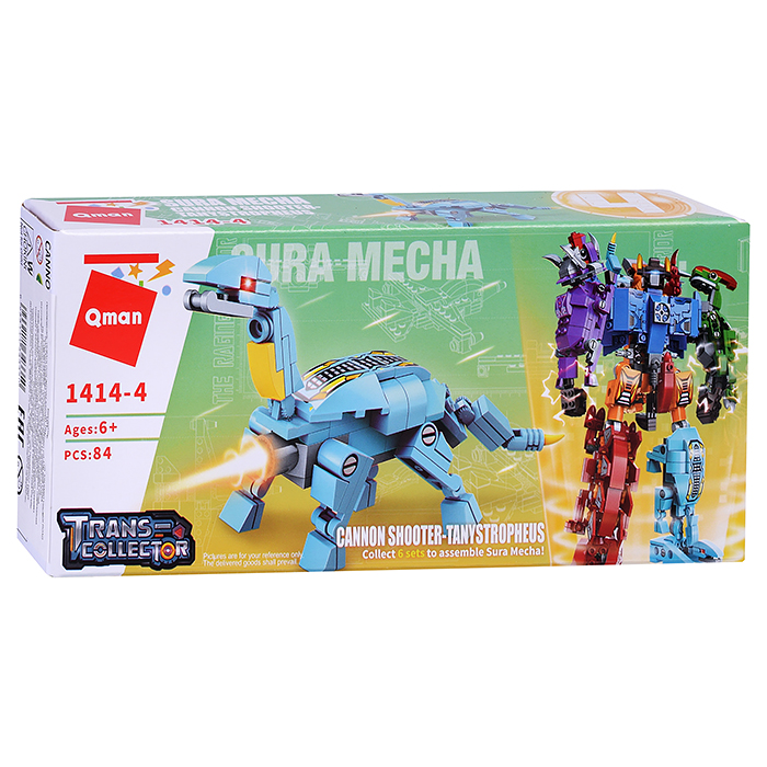 Конструктор 1414 "Динозавр-робот" в ассортименте, в коробке