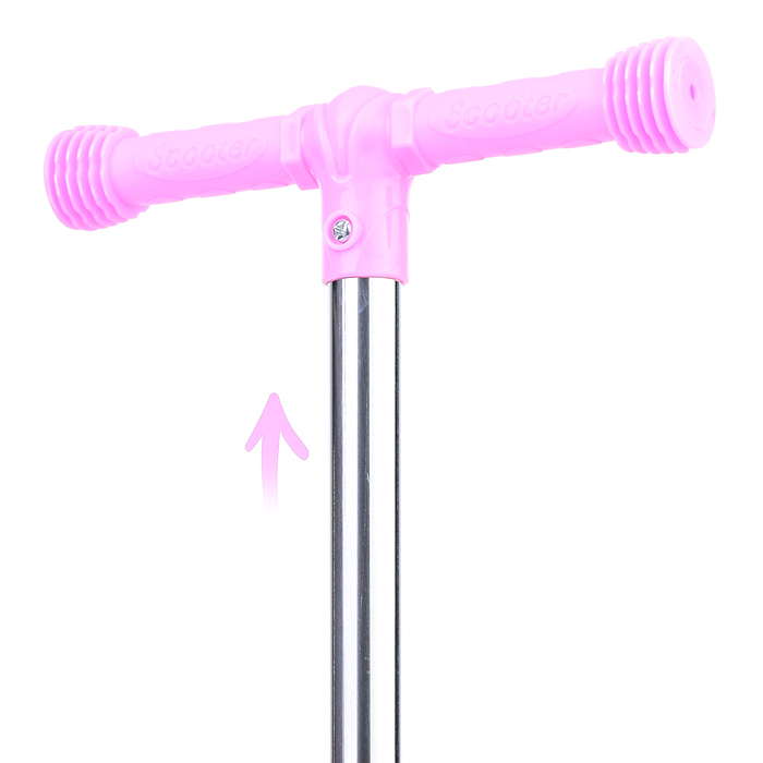 Фото к товару Самокат U038228Y 3-х кол., розовый, PU, ABEC 7, в коробке Самокат U038228Y 3-х кол., розовый, PU, ABEC 7, в коробке