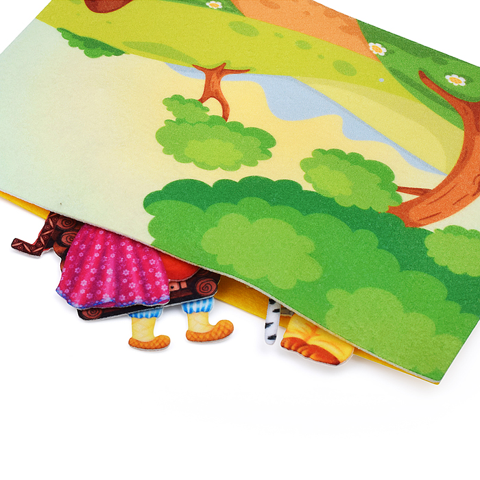 Теремок с игровым полем фетр