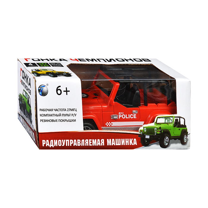 Машина 6138JX "Гонка чемпионов" сафари стрит, р/у, в коробке