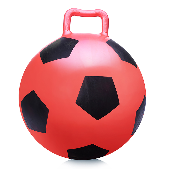 Мяч с ручкой 45 см U002484Y "Футбол" в пакете