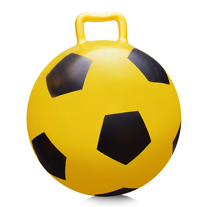 Мяч с ручкой 45 см U002484Y "Футбол" в пакете