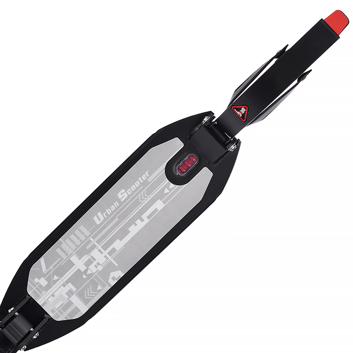 Самокат U038183Y 2-х кол., черный, PU/ 200 мм, ABEC 7, в коробке