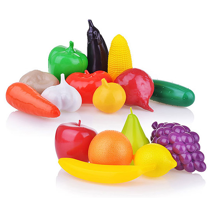 Набор "Фрукты и овощи" в корзинке