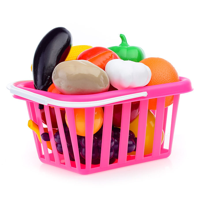 Набор "Фрукты и овощи" в корзинке