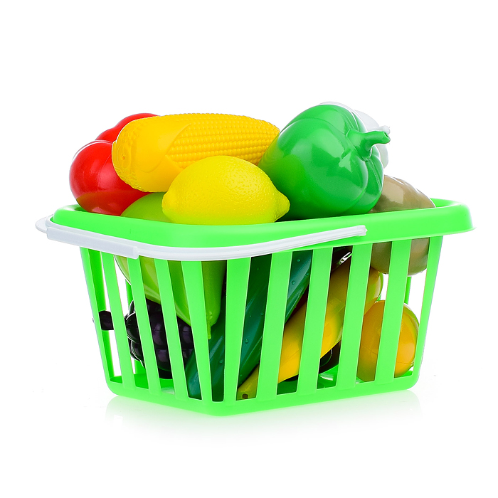 Набор "Фрукты и овощи" в корзинке