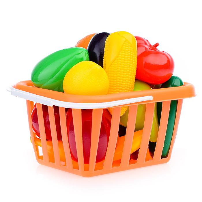 Набор "Фрукты и овощи" в корзинке