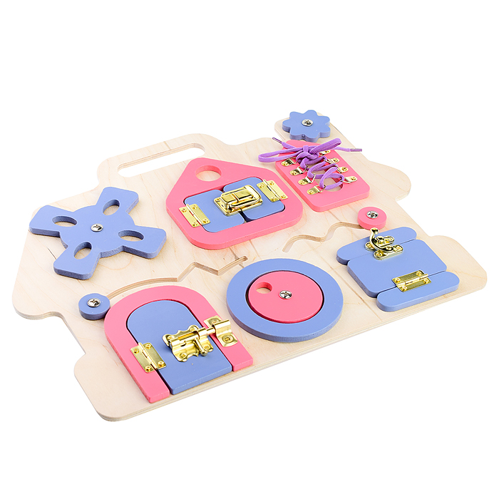 Фото к товару Бизиборд "Домик" Бизиборд "Домик"