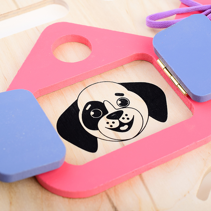 Фото к товару Бизиборд "Домик" Бизиборд "Домик"