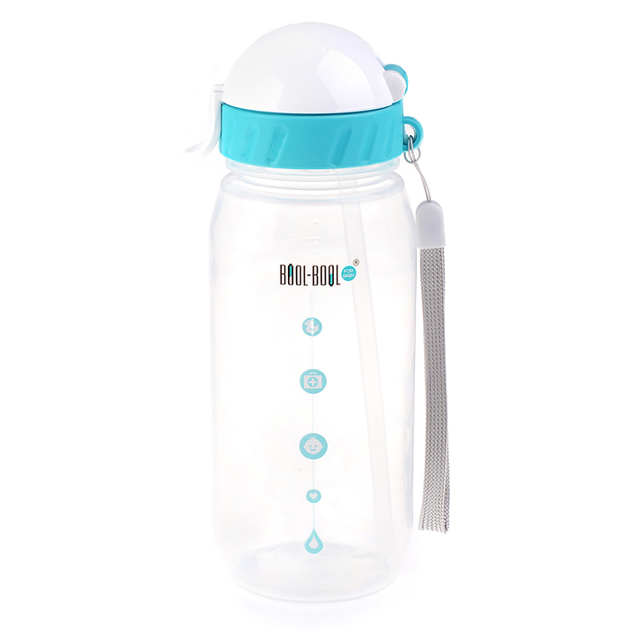 Бутылочка с трубочкой SUPER MED, 400 мл, 24+