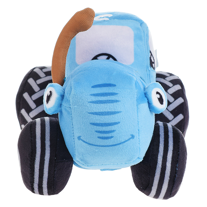 Синий трактор 18см, муз. чип, в пакете