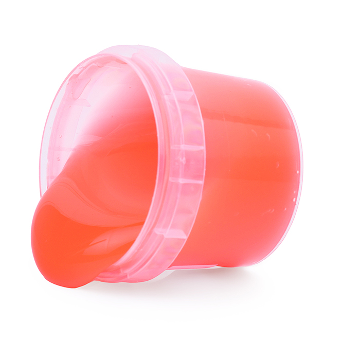 Фото к товару Стекло Party Slime, в банке 100 гр, красный неон Стекло Party Slime, в банке 100 гр, красный неон