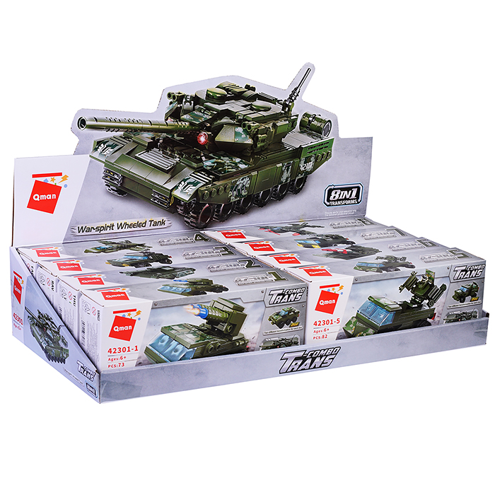 Конструктор 42301 "Военный транспорт" в ассортименте