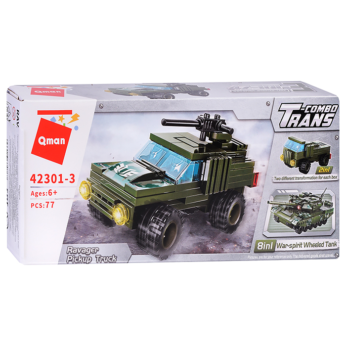 Конструктор 42301 "Военный транспорт" в ассортименте
