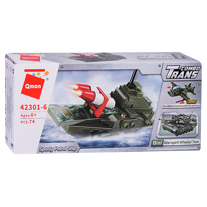 Конструктор 42301 "Военный транспорт" в ассортименте