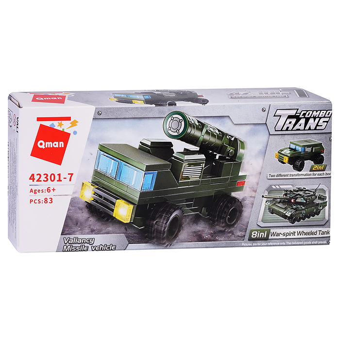 Конструктор 42301 "Военный транспорт" в ассортименте