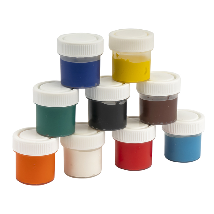 Гуашь "Классика", 9 цветов по 20 мл