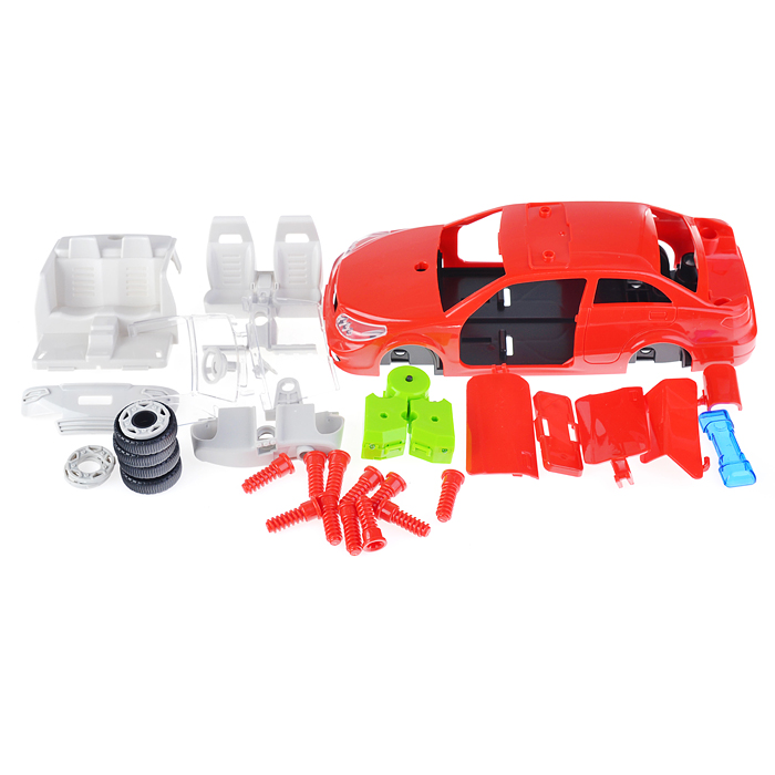 Машина - конструктор CXL200-54 с отверткой, в коробке