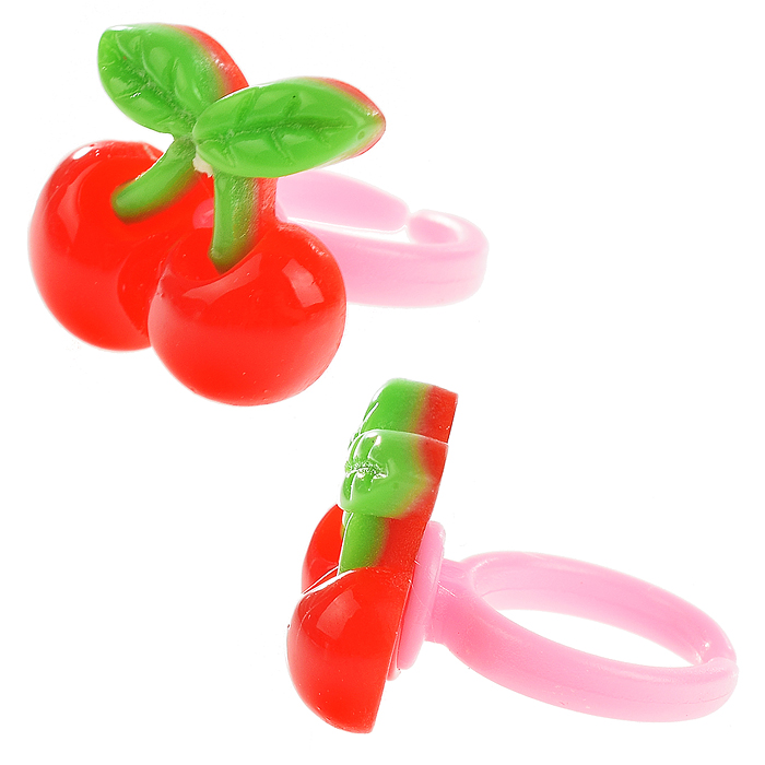 Фото к товару Набор украшений R3-6C "Вишенка" (браслет, кольцо и клипсы) в пакете Набор украшений R3-6C "Вишенка" (браслет, кольцо и клипсы) в пакете