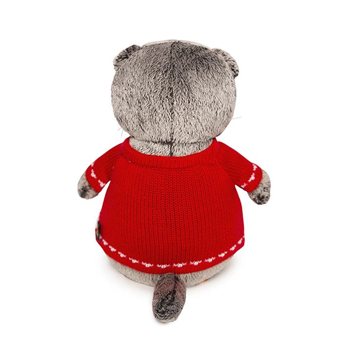 Фото к товару Кот Басик в свитере с оленями Кот Басик в свитере с оленями