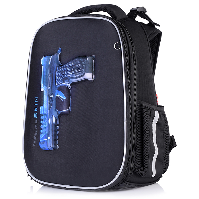 Рюкзак Ergonomic Classic "Gun" 37х29х17 см EVA материал 3D эффект светоотраж. 2 отд