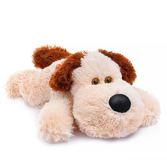 Собака с бантиком 30см.