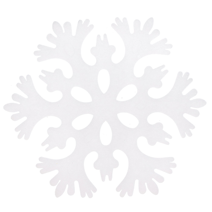 Новогоднее украшение S1079 "Снежинки" в пакете