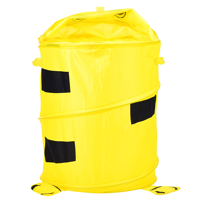 Корзина для игрушек 00-0062 "Котик желтый" в пакете