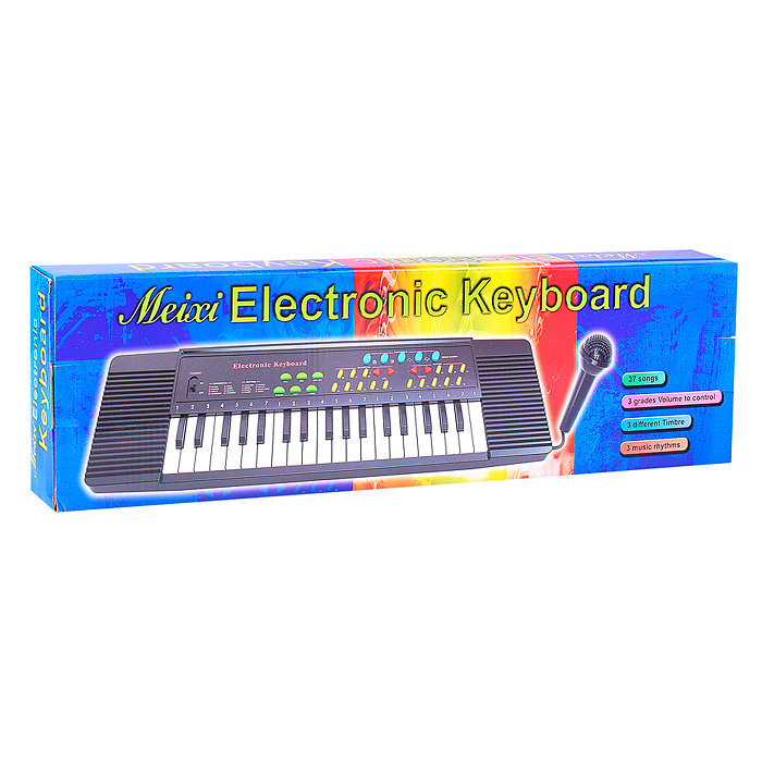 Синтезатор KD3738 с микрофоном, в коробке