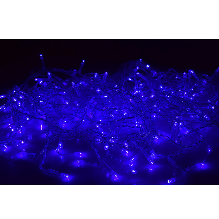 Фото к товару Электрогирлянда светодиодная Бахрома, 6*0,7м, 192 лампы, синий Электрогирлянда светодиодная Бахрома, 6*0,7м, 192 лампы, синий