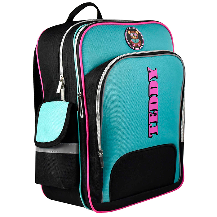 Рюкзак школьный "Мишка Тедди" (29х38х14 см, полиэстер, резиновая нашивка)