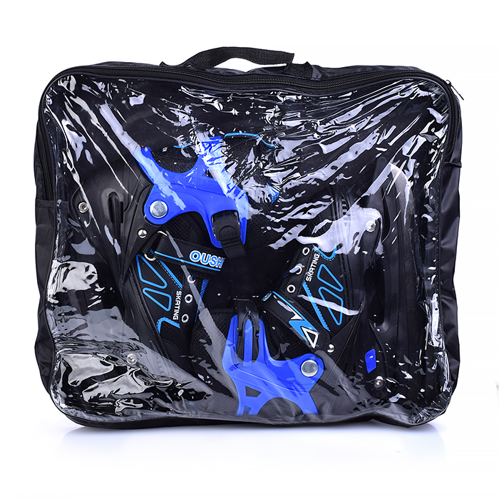 Коньки детские 00-1373, размер M, синий