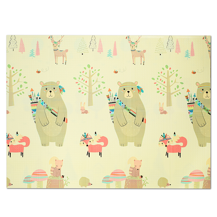 Коврик развивающий 00-1467 "Лесная полянка" (150*200*0.6 см.)