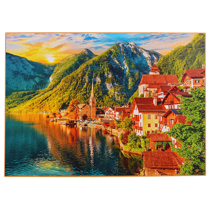 Наборы пазлов 2в1 (500+500) "Европейские виды"