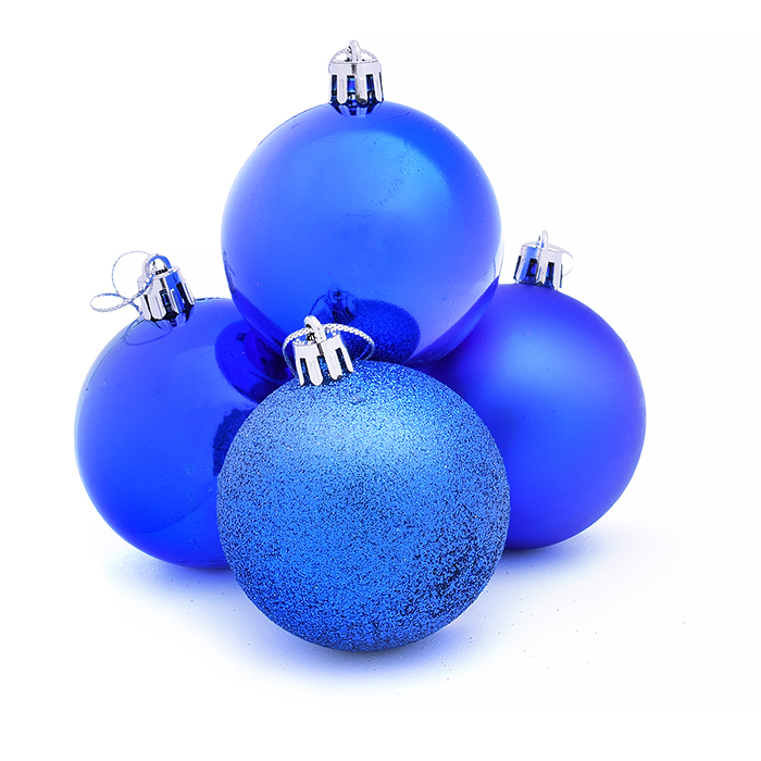 Набор шаров S0138-1 "Новогодняя ночь" (6см) в коробке