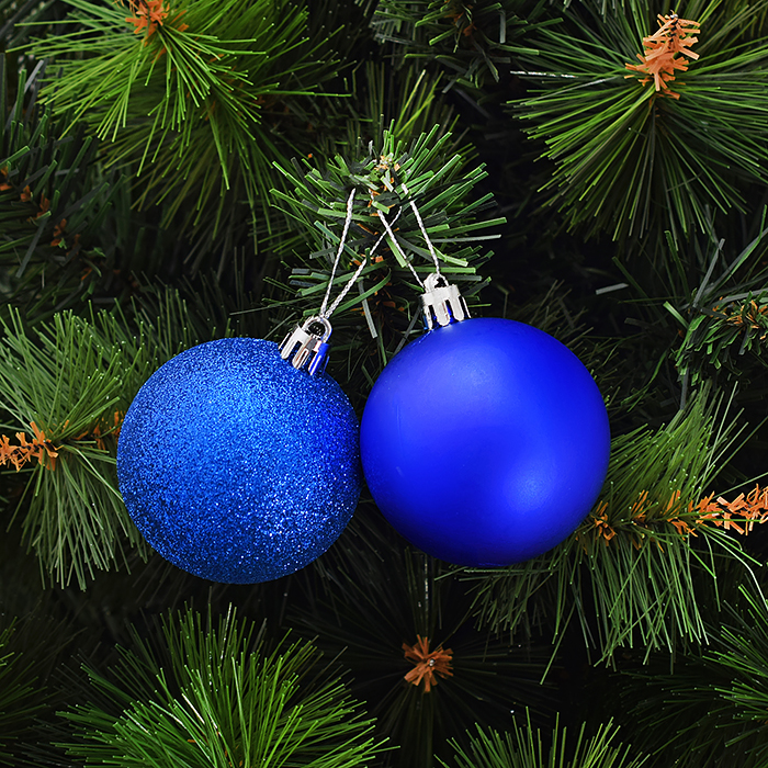 Набор шаров S0138-1 "Новогодняя ночь" (6см) в коробке