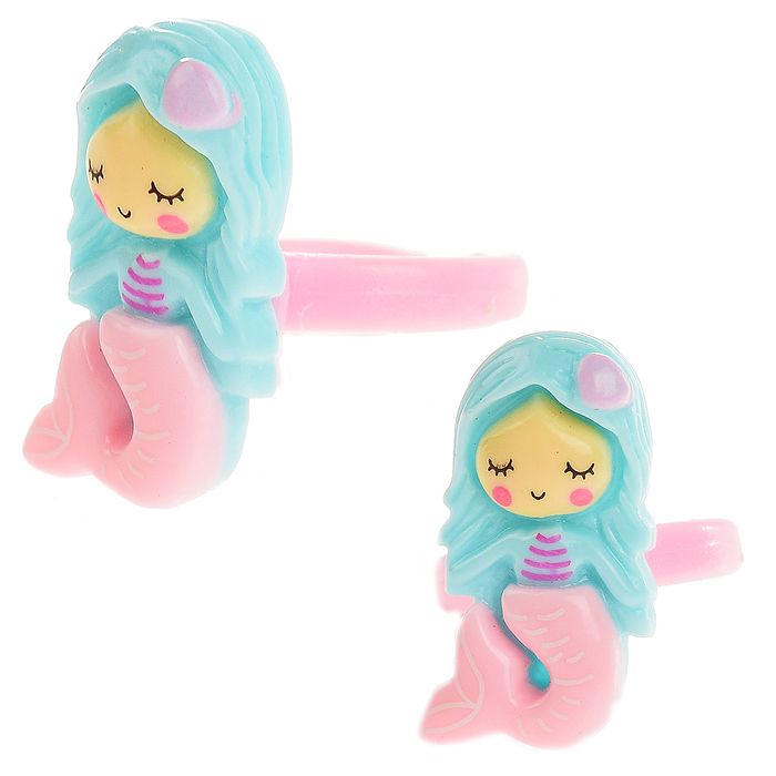 Набор украшений R3-17 "Русалочка" (браслет, кольцо и клипсы) в пакете