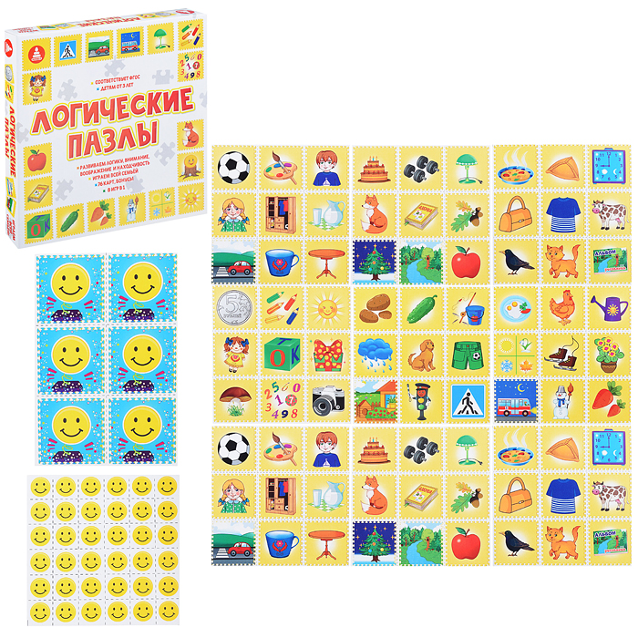 Игра "Логические пазлы" Игра "Логические пазлы"