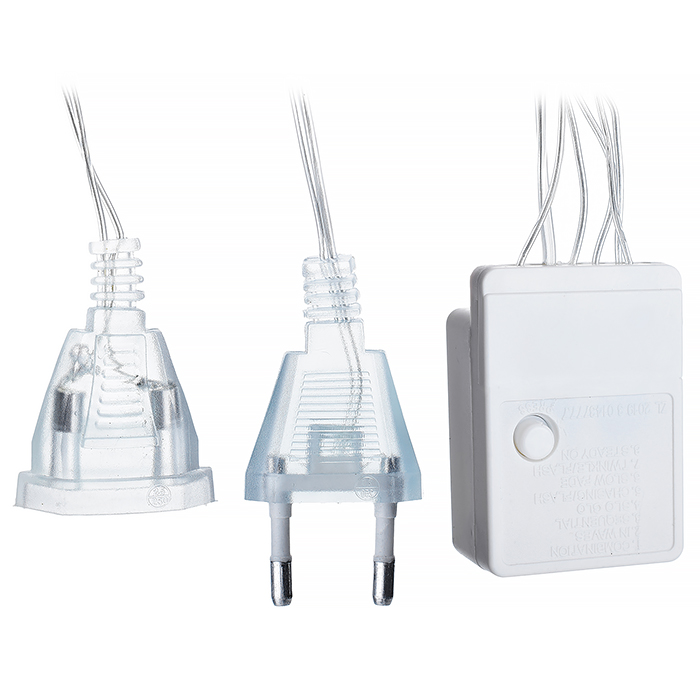 Фото к товару Электрогирлянда светодиодная Бахрома, 6*0,7м, 192 лампы, теплый Электрогирлянда светодиодная Бахрома, 6*0,7м, 192 лампы, теплый