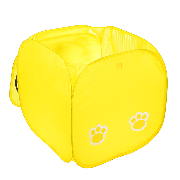 Корзина для игрушек 00-0093 "Тигр" желтый, 45*45*45см.