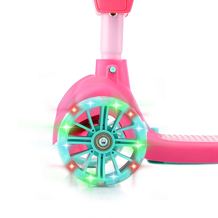 Самокат U066850Y розовый, в коробке