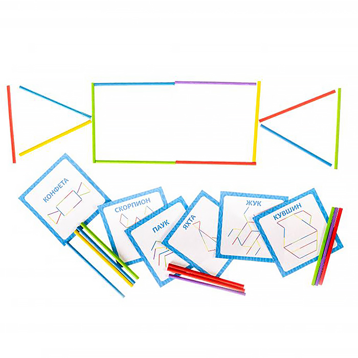 Обучающая игра "Счётные палочки. Геометрия"