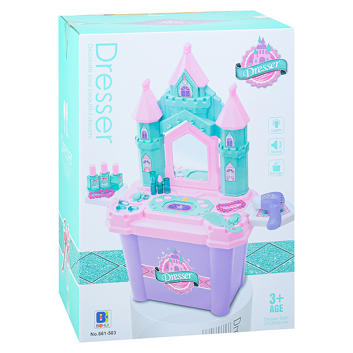 Фото к товару Игровой набор 661-503 "Стилист" в коробке Игровой набор 661-503 "Стилист" в коробке