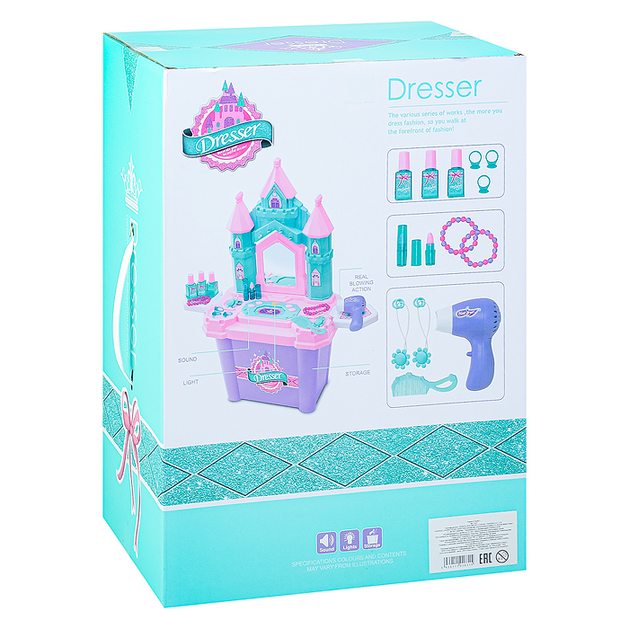 Фото к товару Игровой набор 661-503 "Стилист" в коробке Игровой набор 661-503 "Стилист" в коробке