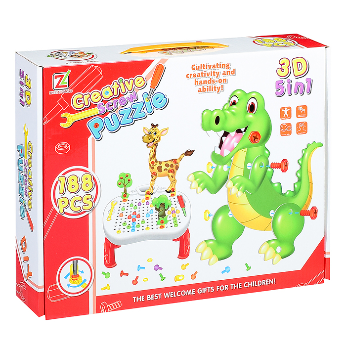 Конструктор 666-29 (188 дет.) в коробке