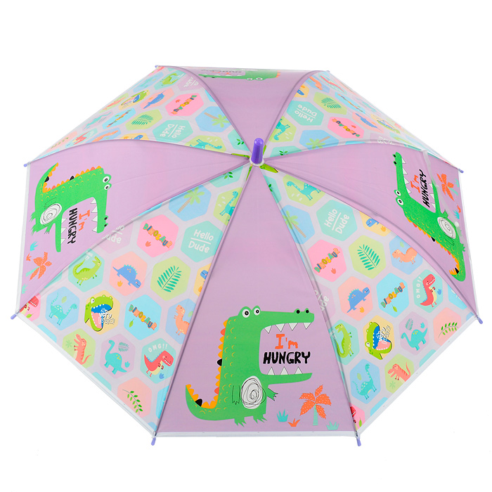 Зонт детский 00-1245 "Голодный динозаврик" (50см.)