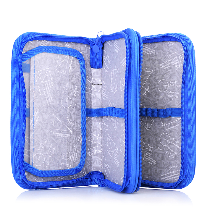 Пенал двухсекционный большой с откидной планкой "Прекрасная принцесса"