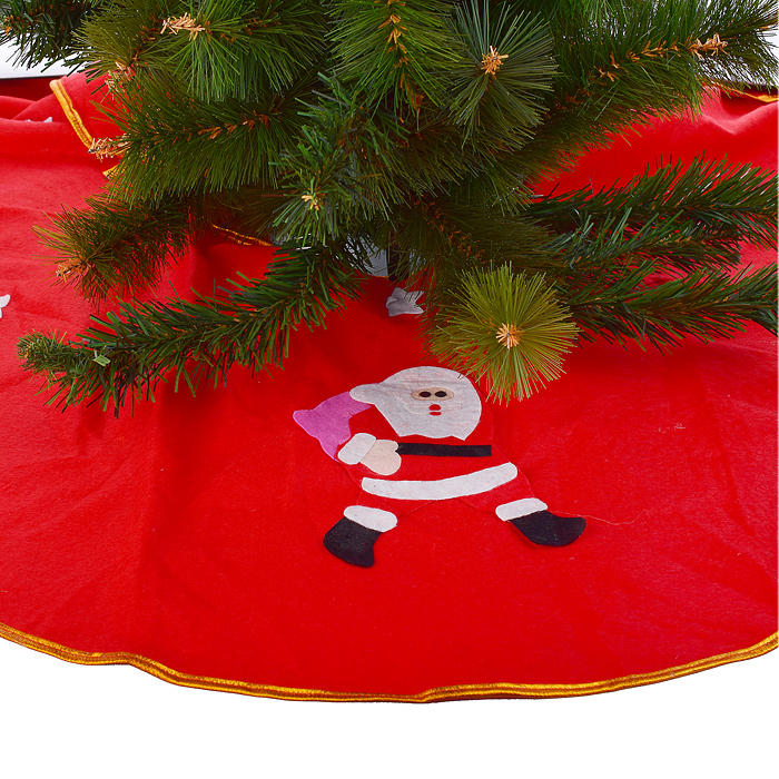 Новогоднее украшение S0909 (покрывало для елки) 90см.