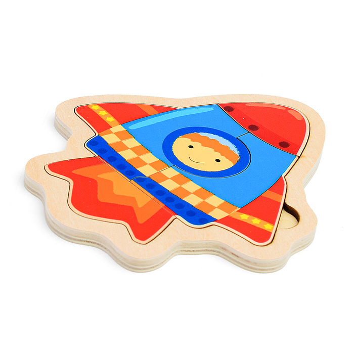 Пазл в рамке "Ракета"